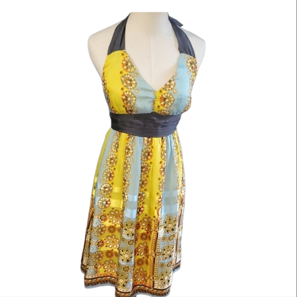 Moulinette Soeurs Dresses & Skirts - Moulinette Soeurs woman's yellow silk dress size 2